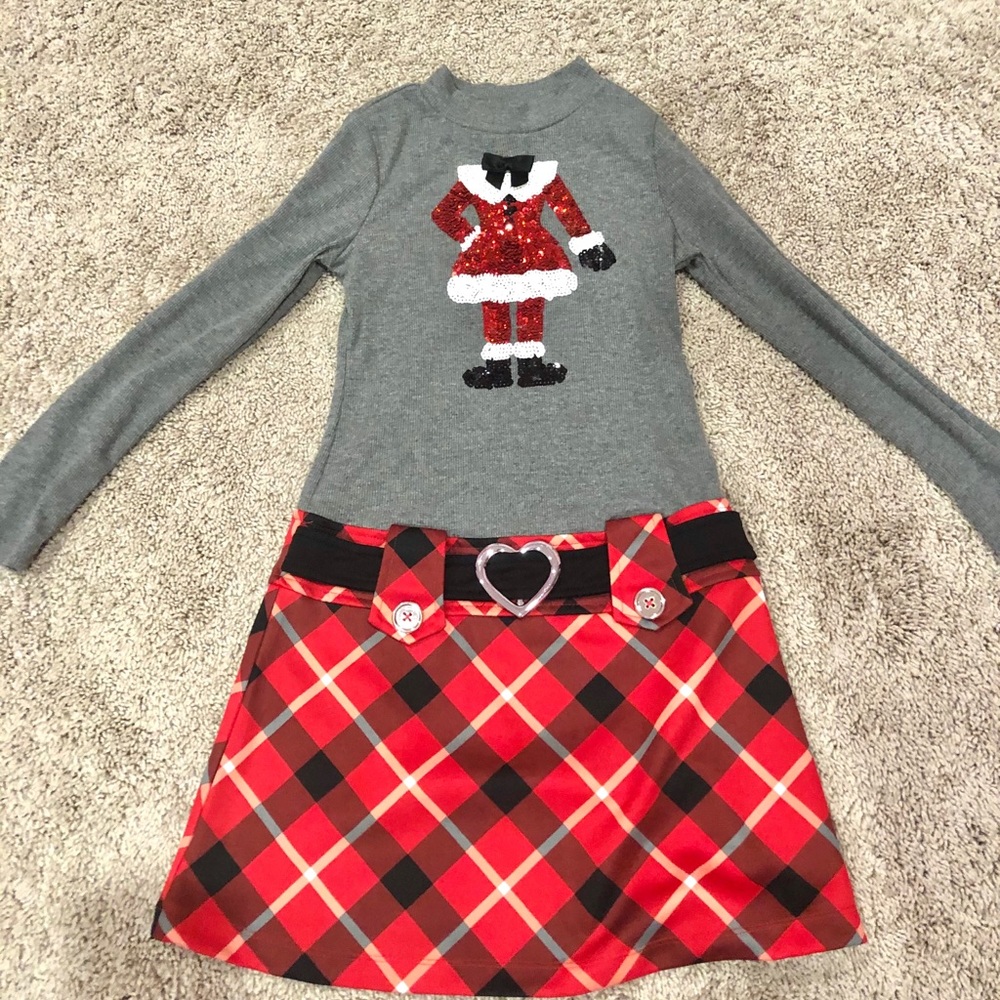 Adorable girls holiday dress size 7/8